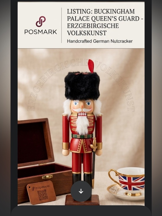 erzgebirgische volkskunst Other - BUCKINGHAM PALACE QUEEN'S GUARD - ERZGEBIRGISCHE VOLKSKUNST GERMAN NUTCRACKER